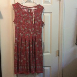 Brand new red print Max Studio dress! NWT.